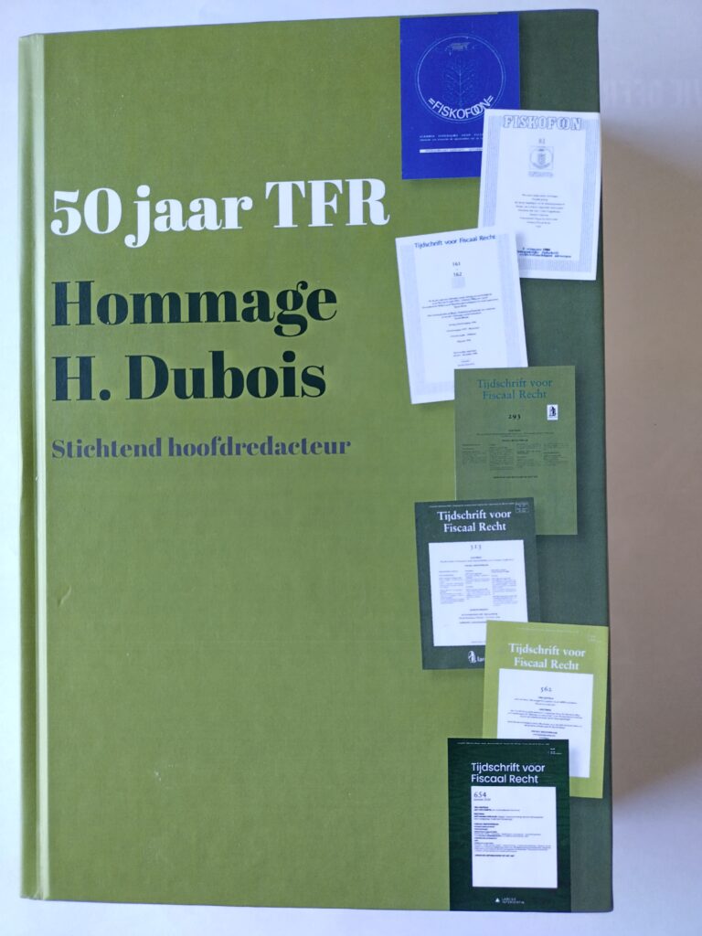 50 jaar TFR Hubert Dubois Hommage